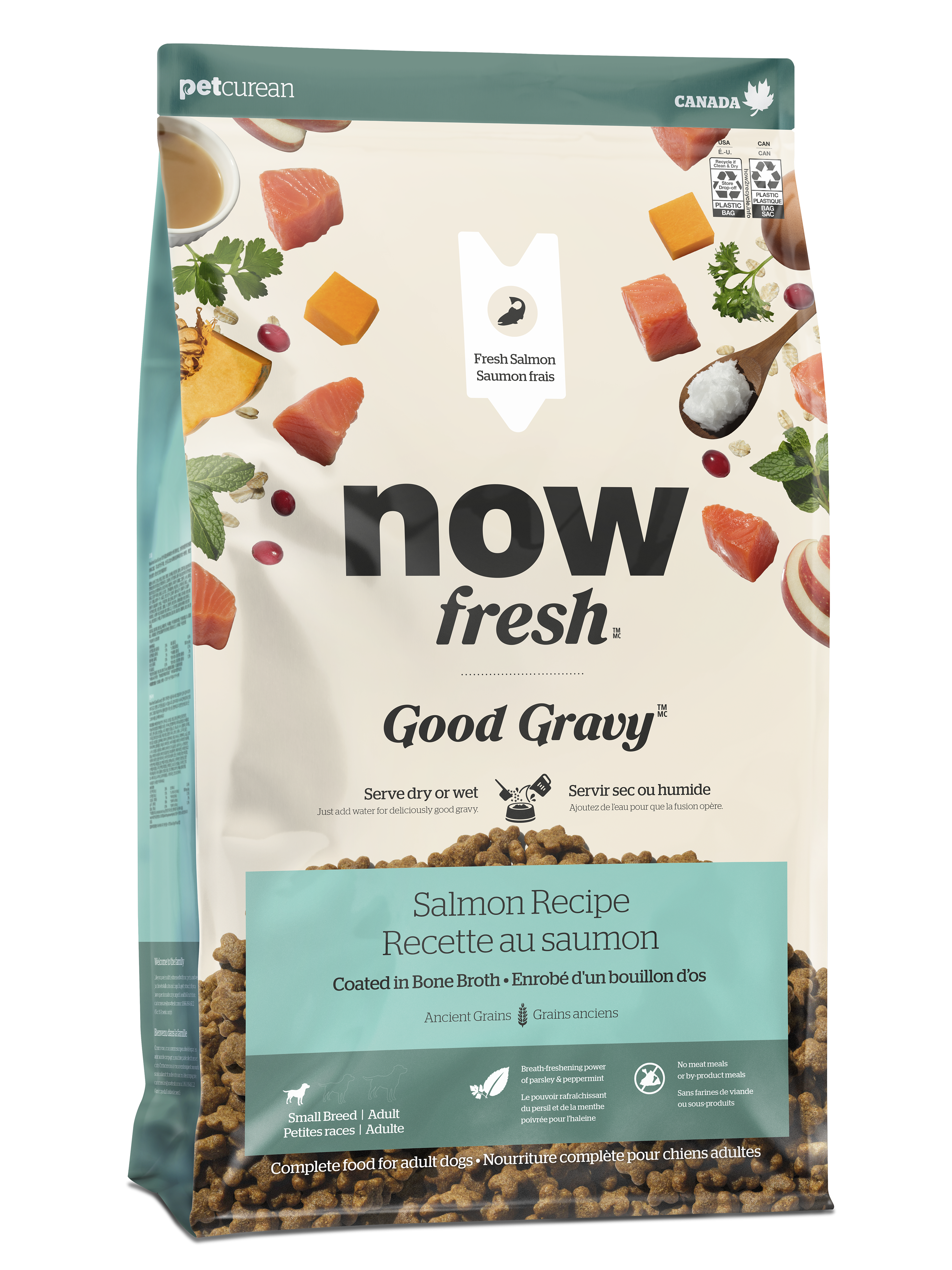 NOW FRESH Good Gravy Small Breed Adult Salmon Recipe with Ancient Grains for dogs 
