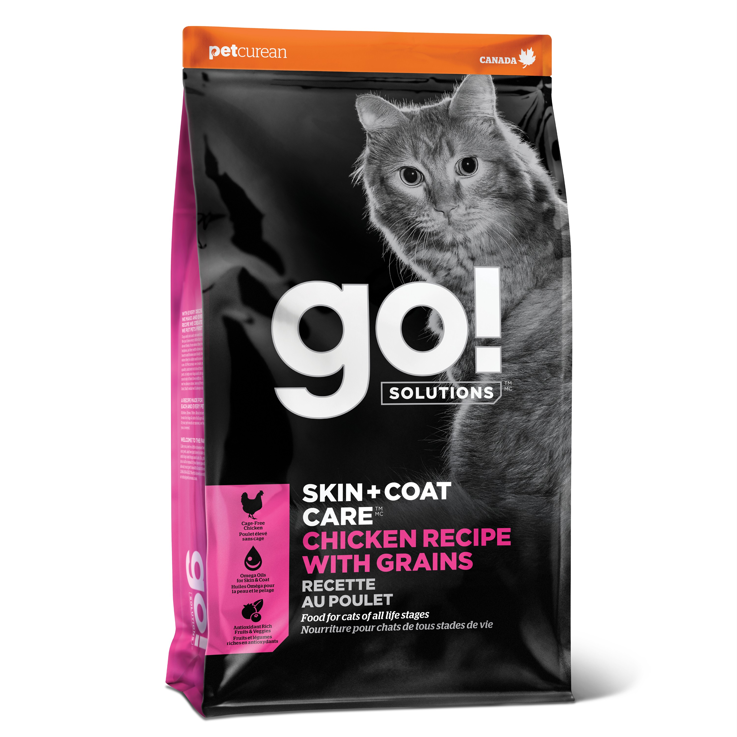 GO! SOLUTIONS SKIN + COAT CARE With Grains Chicken Recipe | 3.63kg