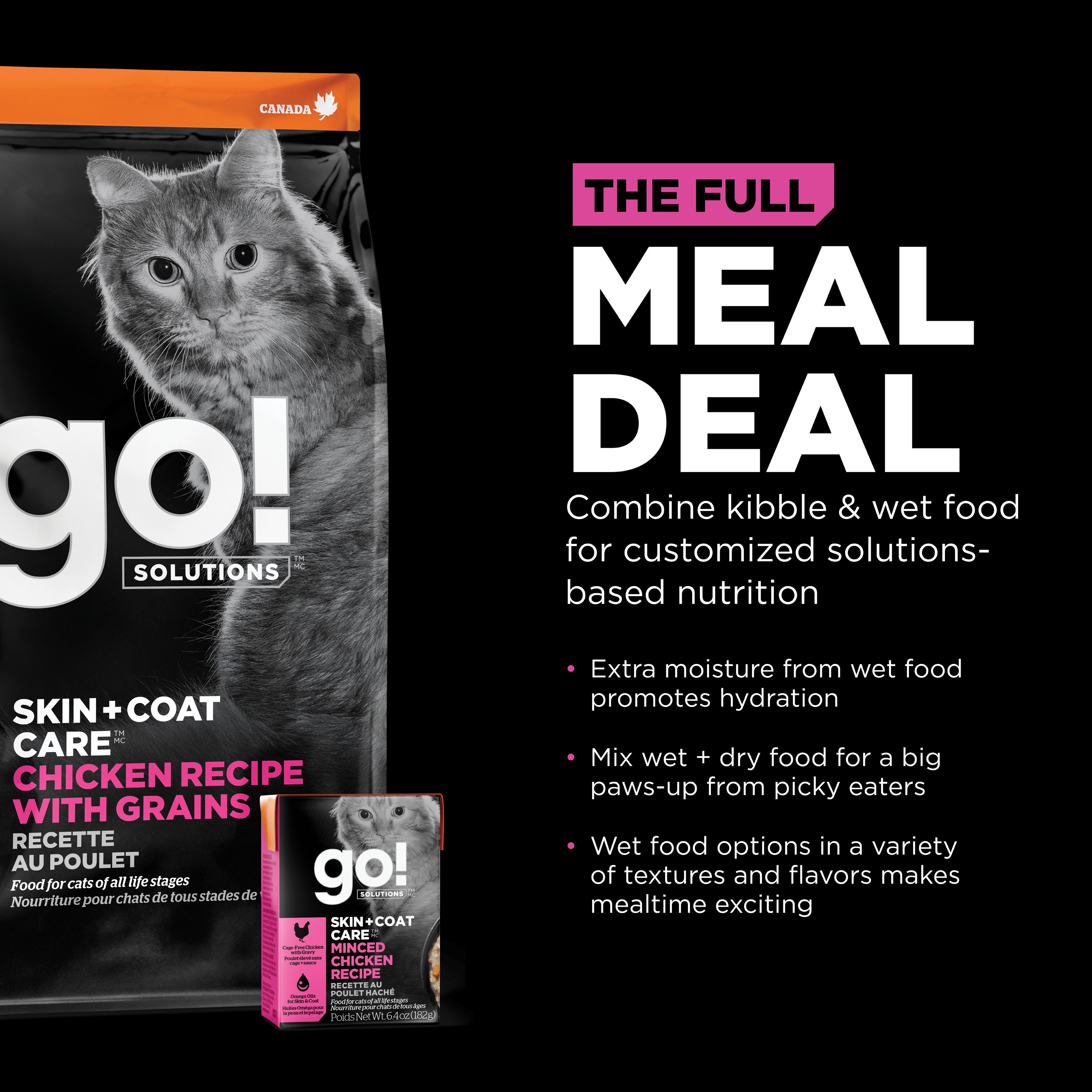 GO! SOLUTIONS SKIN + COAT CARE With Grains Chicken Recipe | 3.63kg