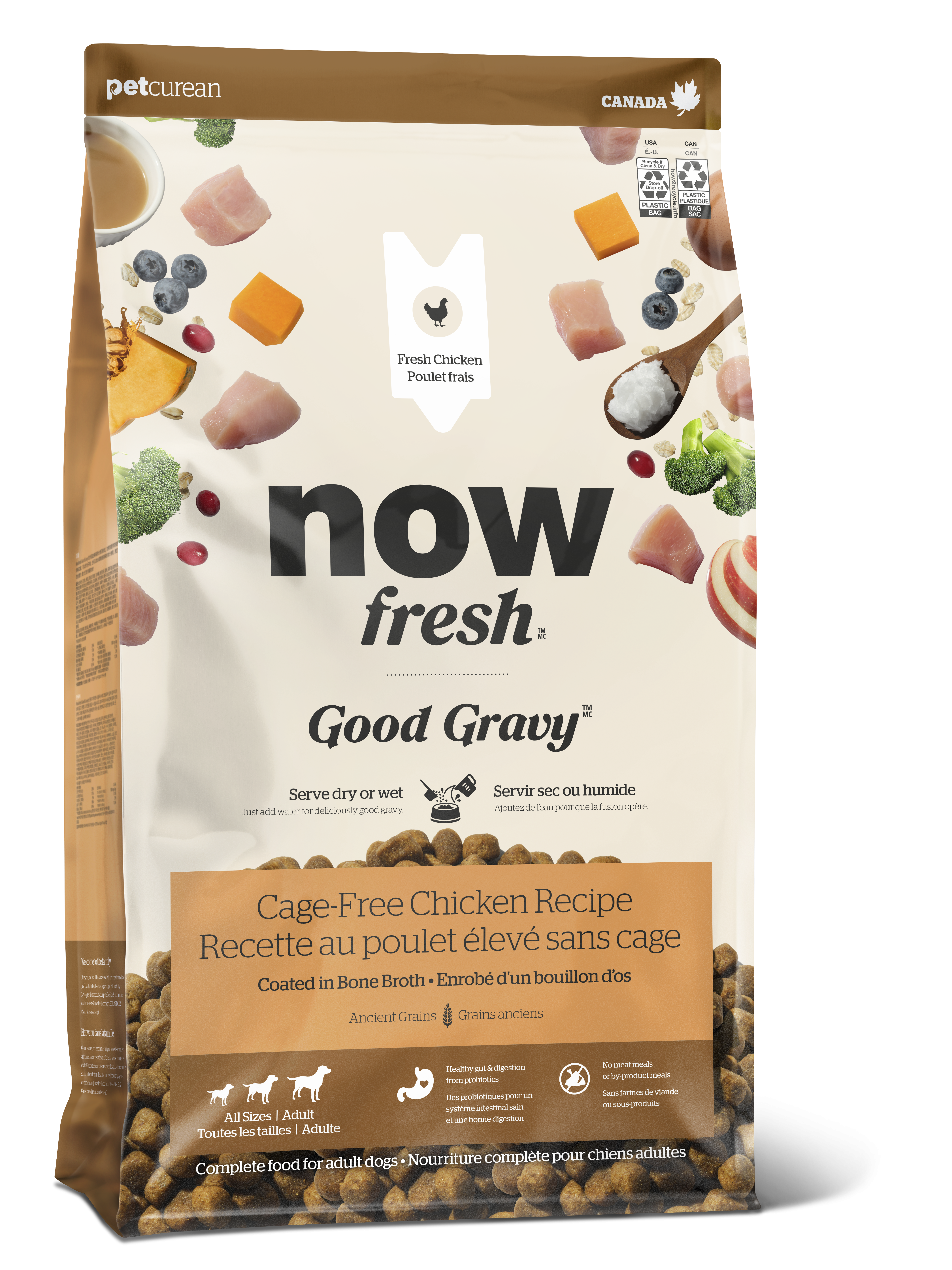 Now Fresh Good Gravy Adult Chicken Recipe with Ancient Grains for dogs 