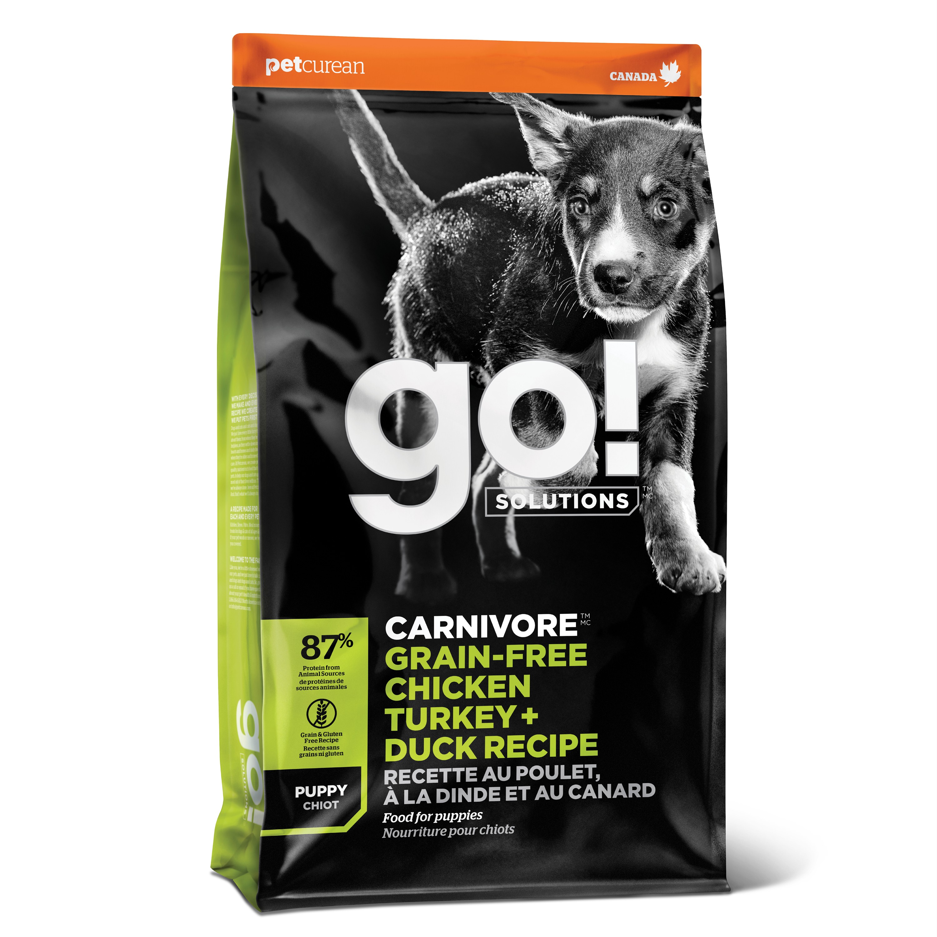 GO! SOLUTIONS CARNIVORE GF Chicken, Turkey + Duck Puppy Recipe | 5.44kg
