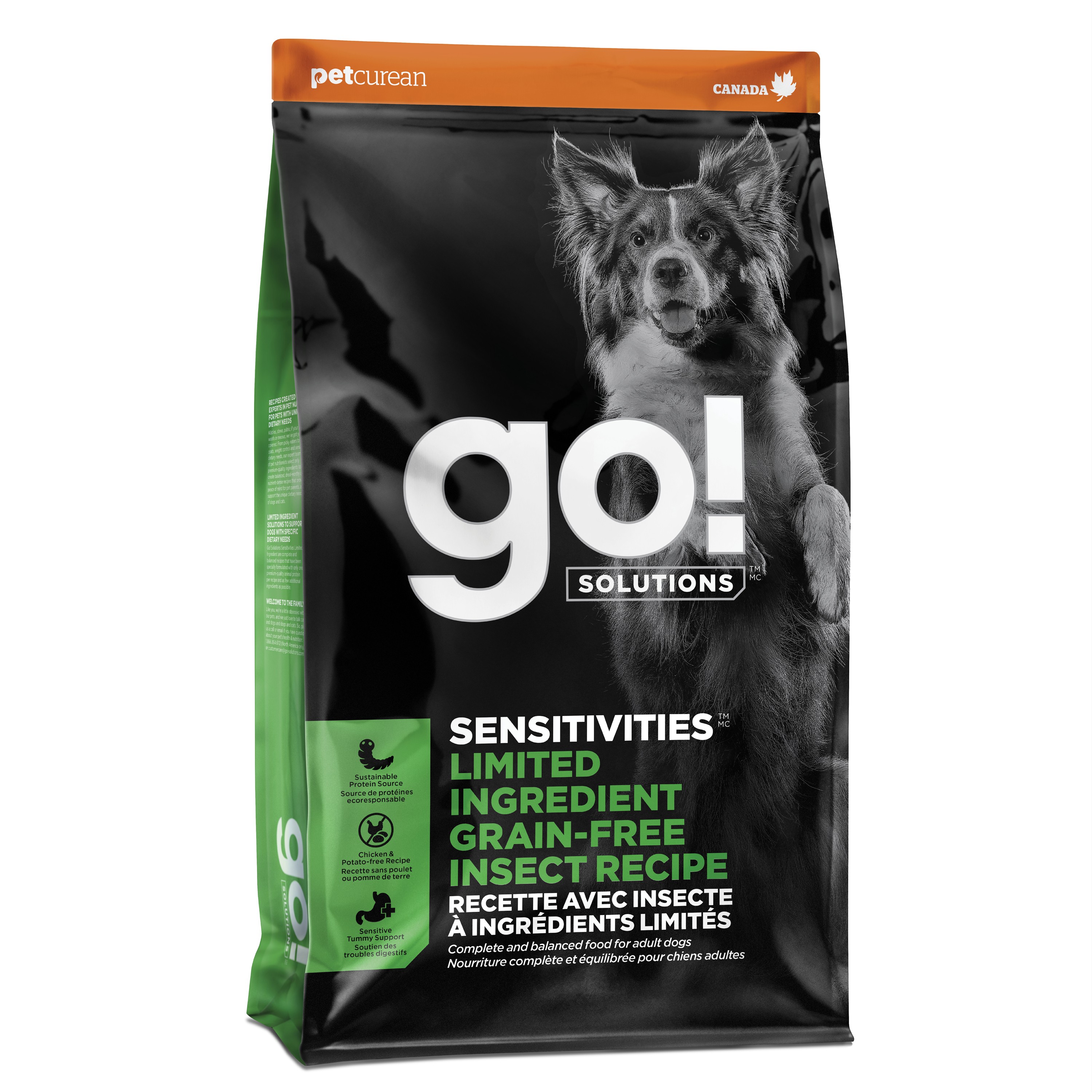 GO! SOLUTIONS SENSITIVITIES Grain Free LID Insect Recipe | 10kg