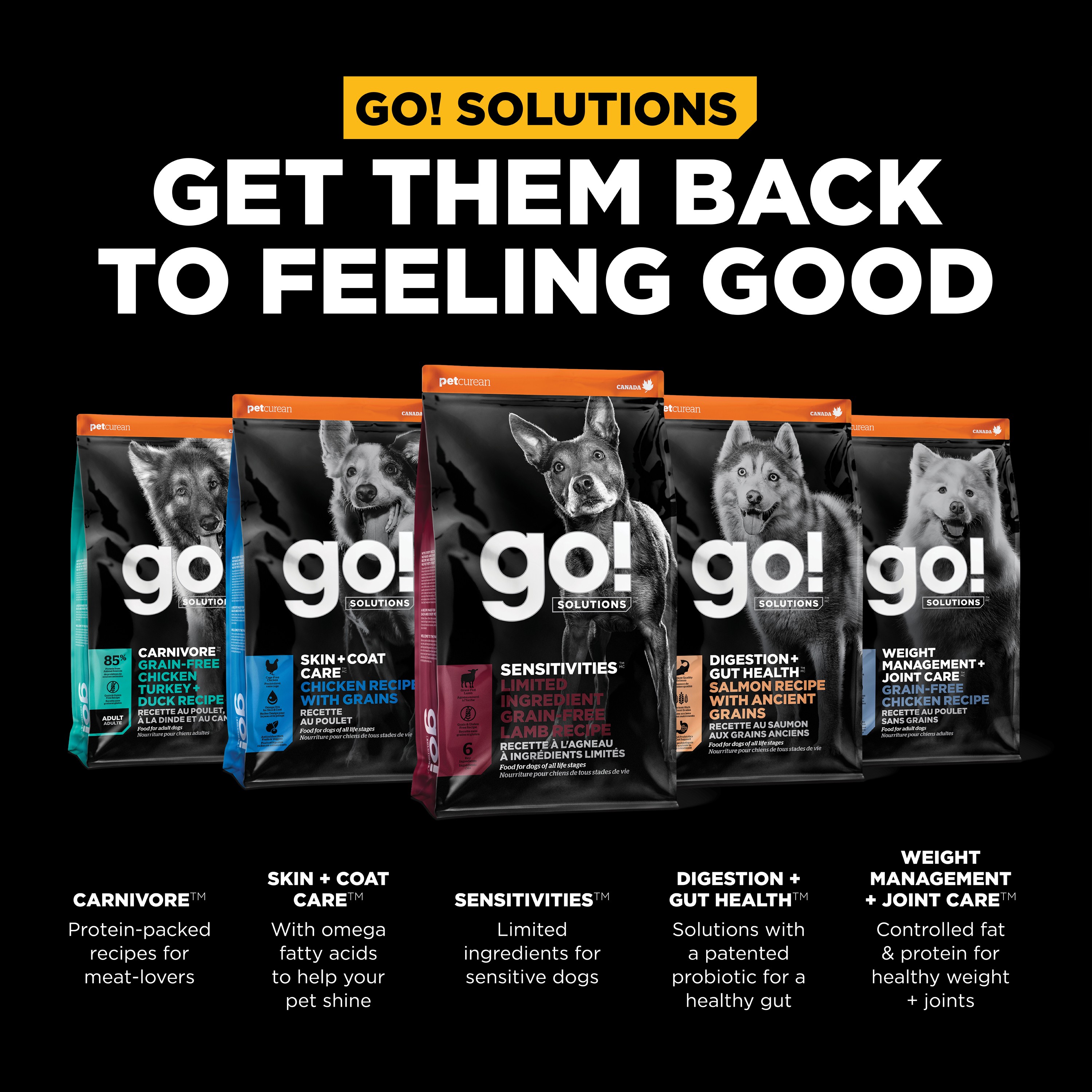 GO! SOLUTIONS SENSITIVITIES Grain Free LID Lamb Recipe | 2.72kg