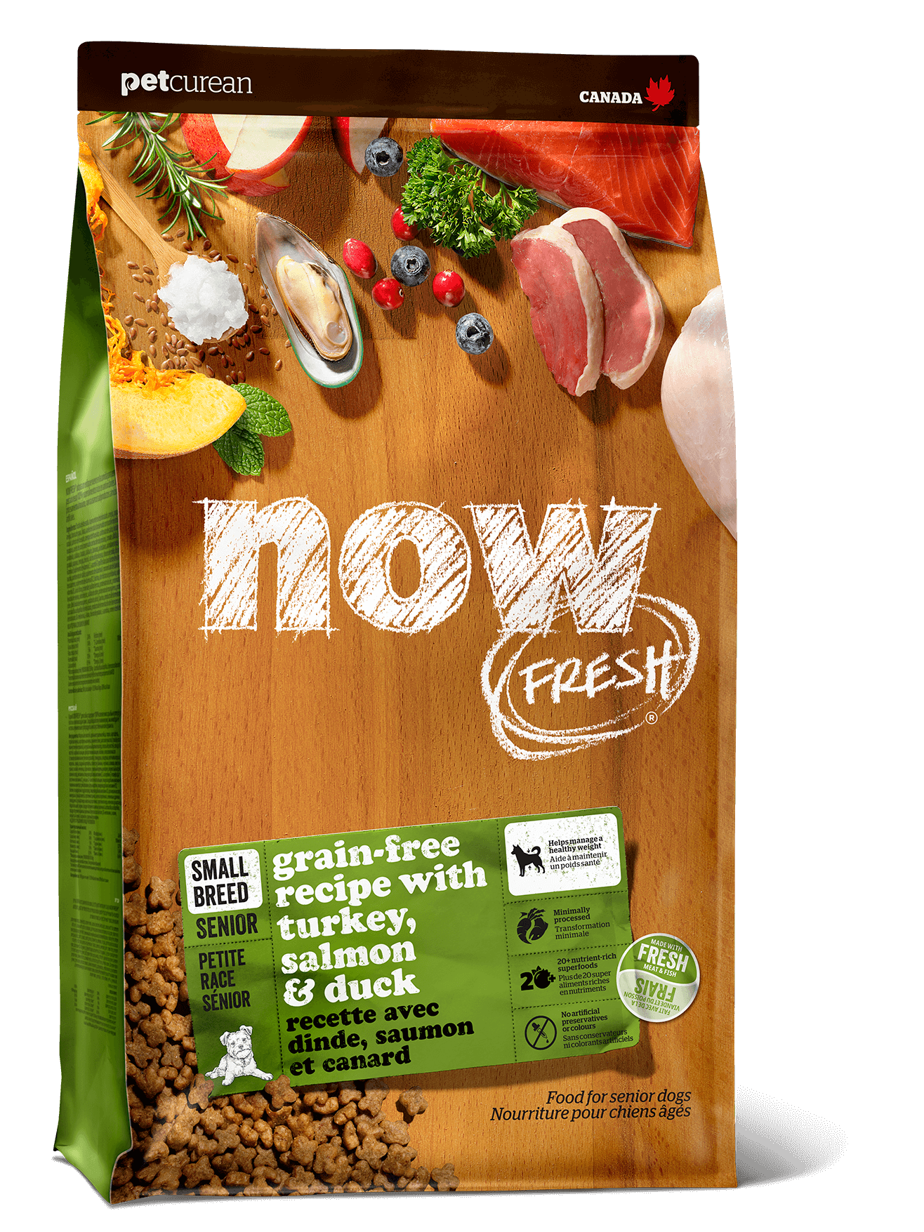 NOW FRESH Turkey, Salmon + Duck Small Breed Senior Recipe | 5.4kg
