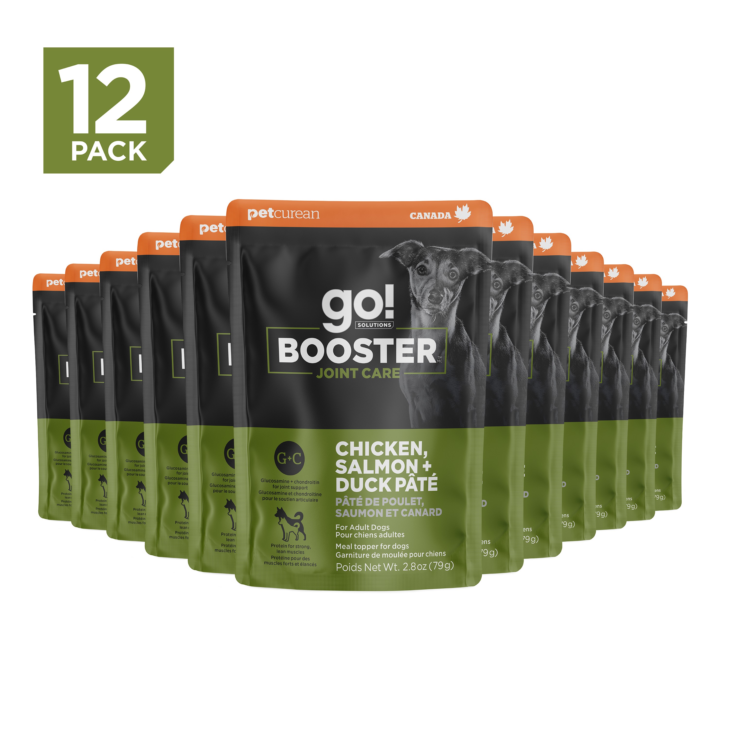 *NEW*  GO! SOLUTIONS Booster Joint Care Chicken, Salmon + Duck Pate DF | 24/79g