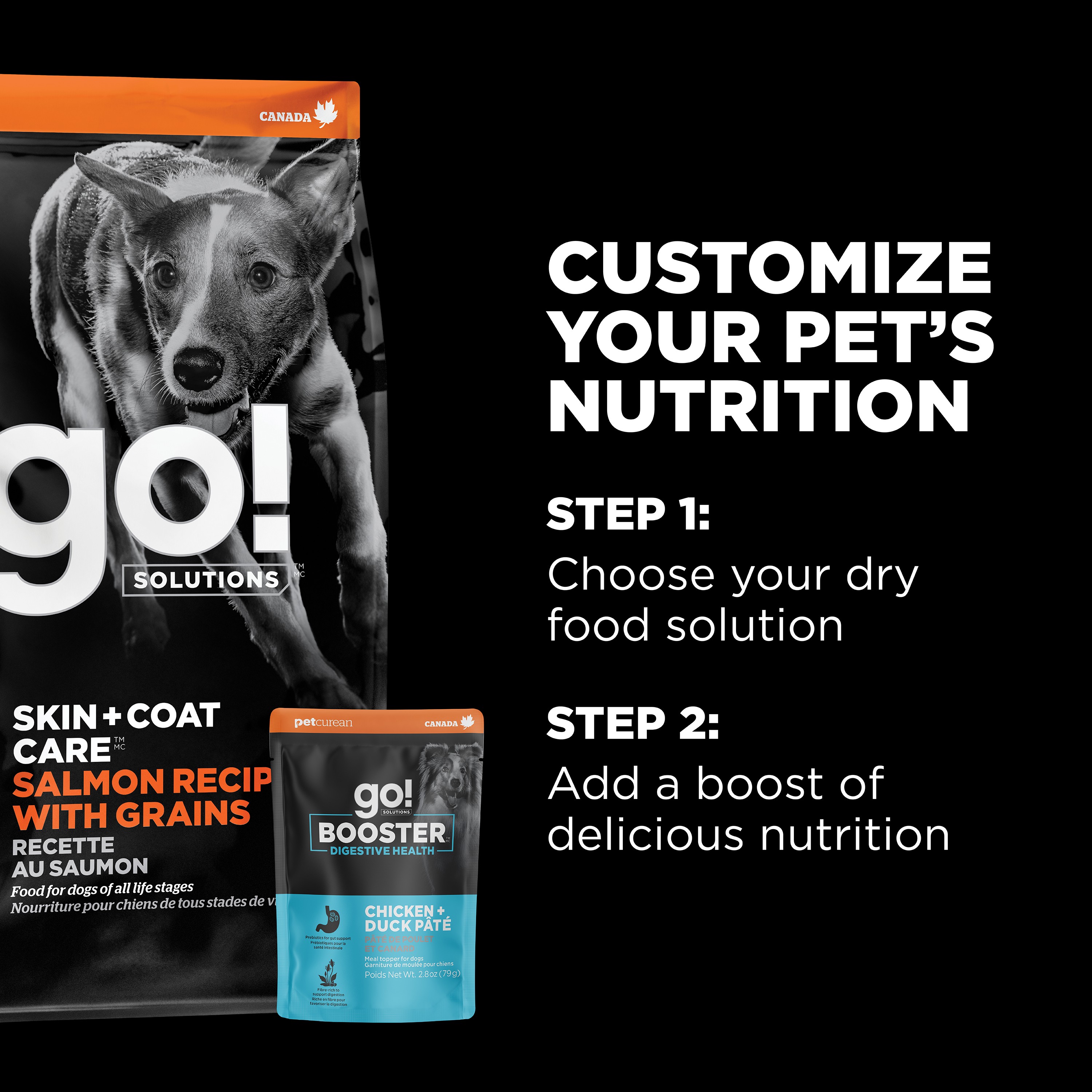 *NEW*  GO! SOLUTIONS Booster Digestive Health Chicken + Duck Pate DF | 24/79g