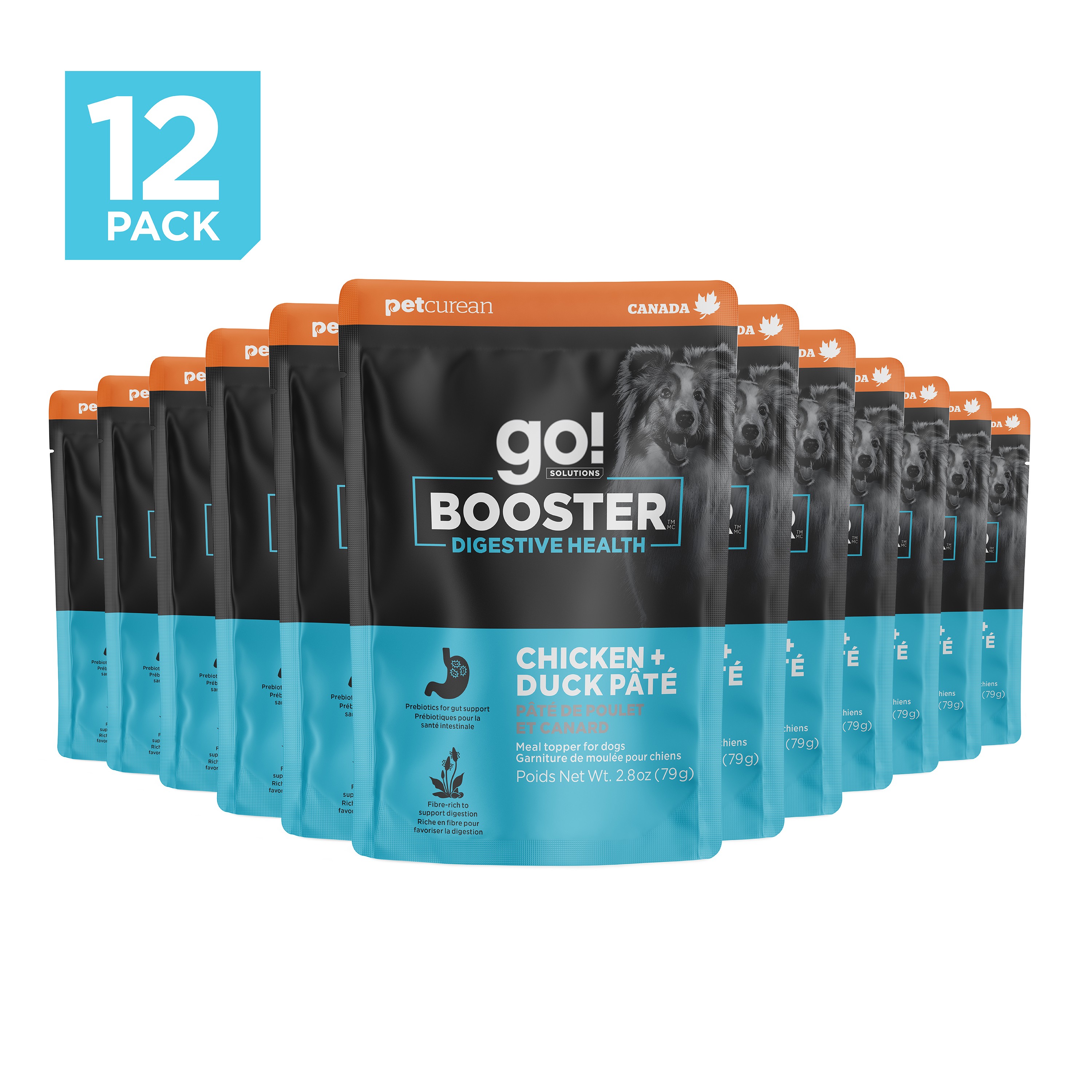 *NEW*  GO! SOLUTIONS Booster Digestive Health Chicken + Duck Pate DF | 24/79g