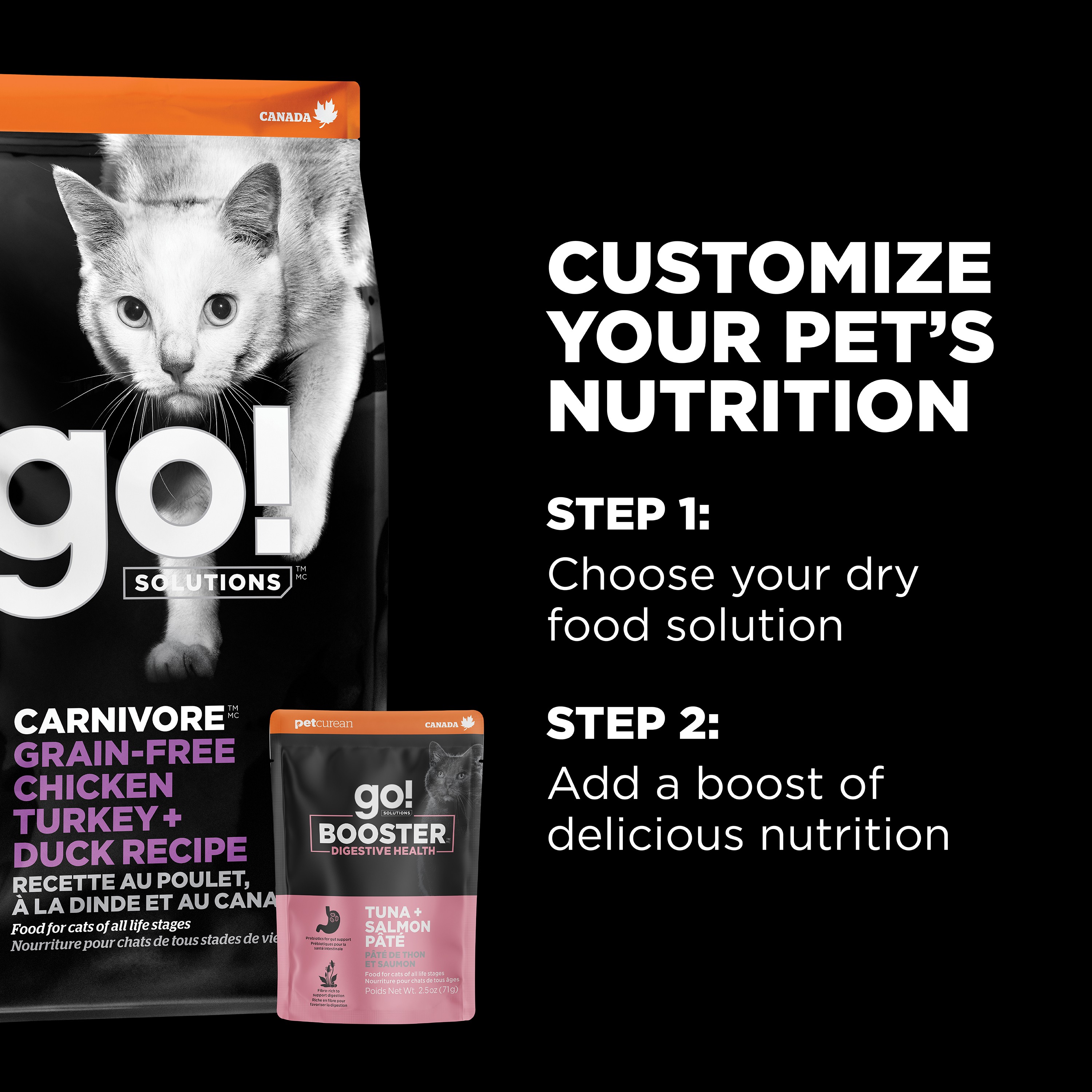 *NEW* GO! SOLUTIONS Booster Digestive Health Tuna + Salmon | 24/71g
