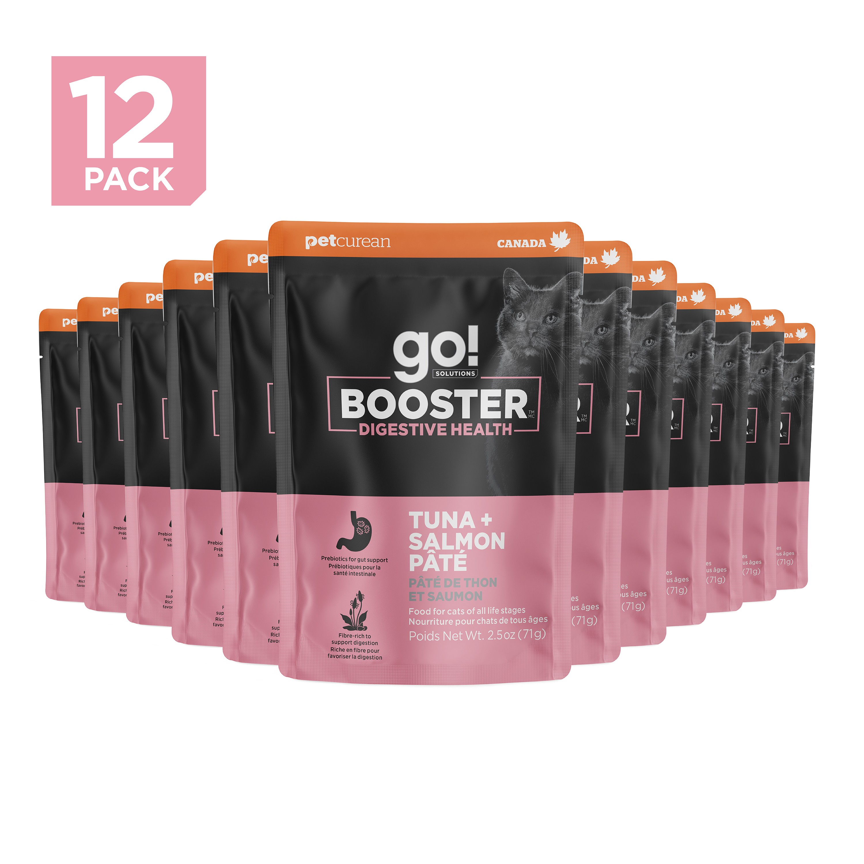 *NEW* GO! SOLUTIONS Booster Digestive Health Tuna + Salmon | 24/71g