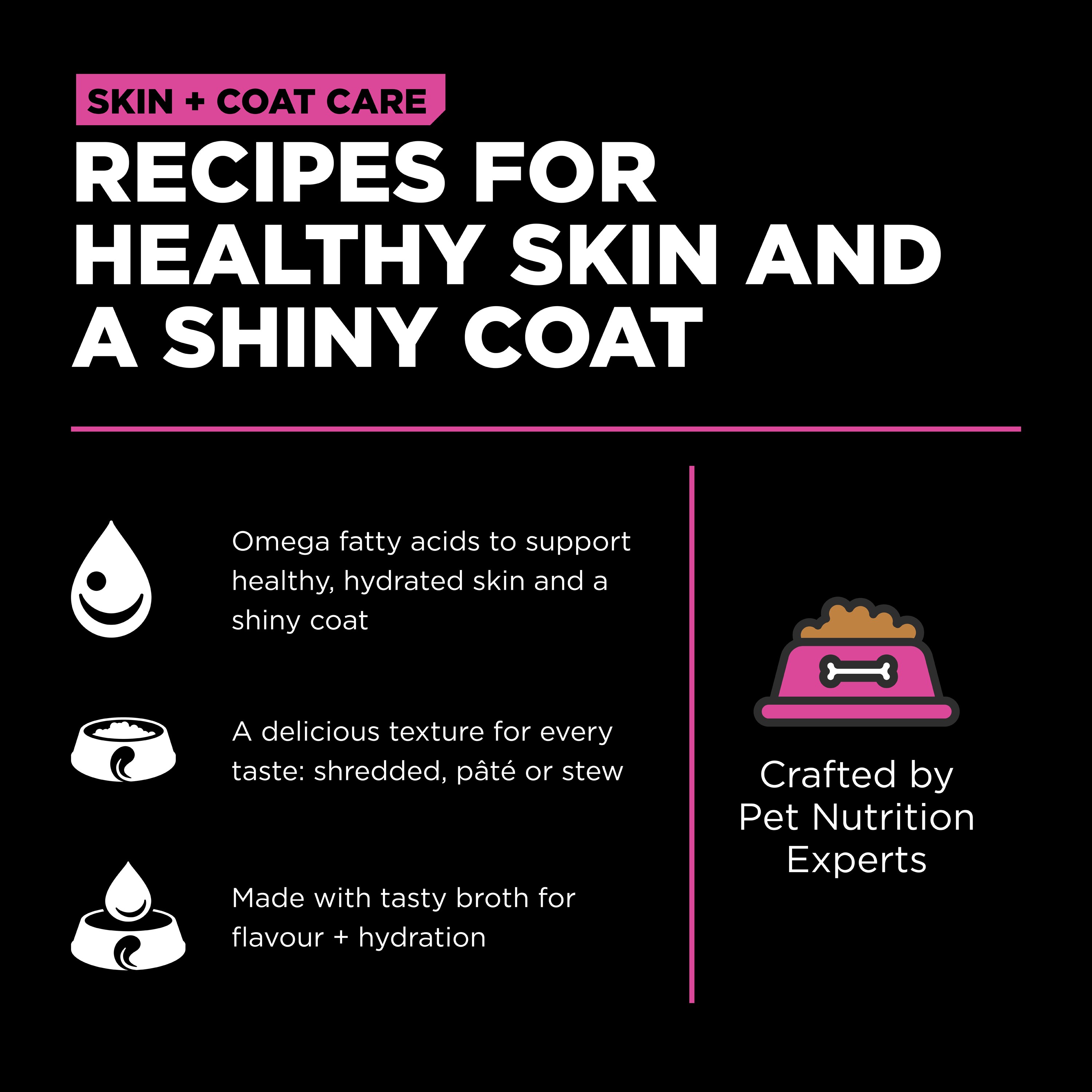 GO! SOLUTIONS SKIN + COAT With Grains Minced chicken recipe | 24 x 182g