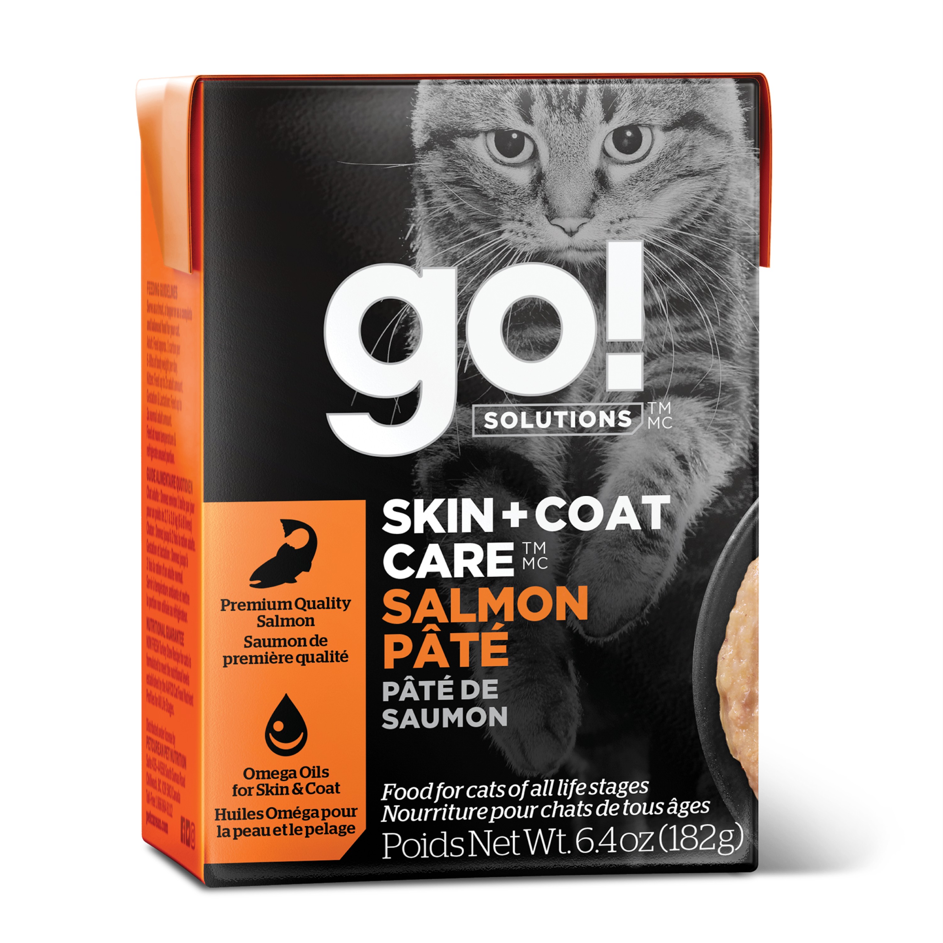 GO! SOLUTIONS SKIN + COAT Salmon Pâté With Grains | 24 x 182g