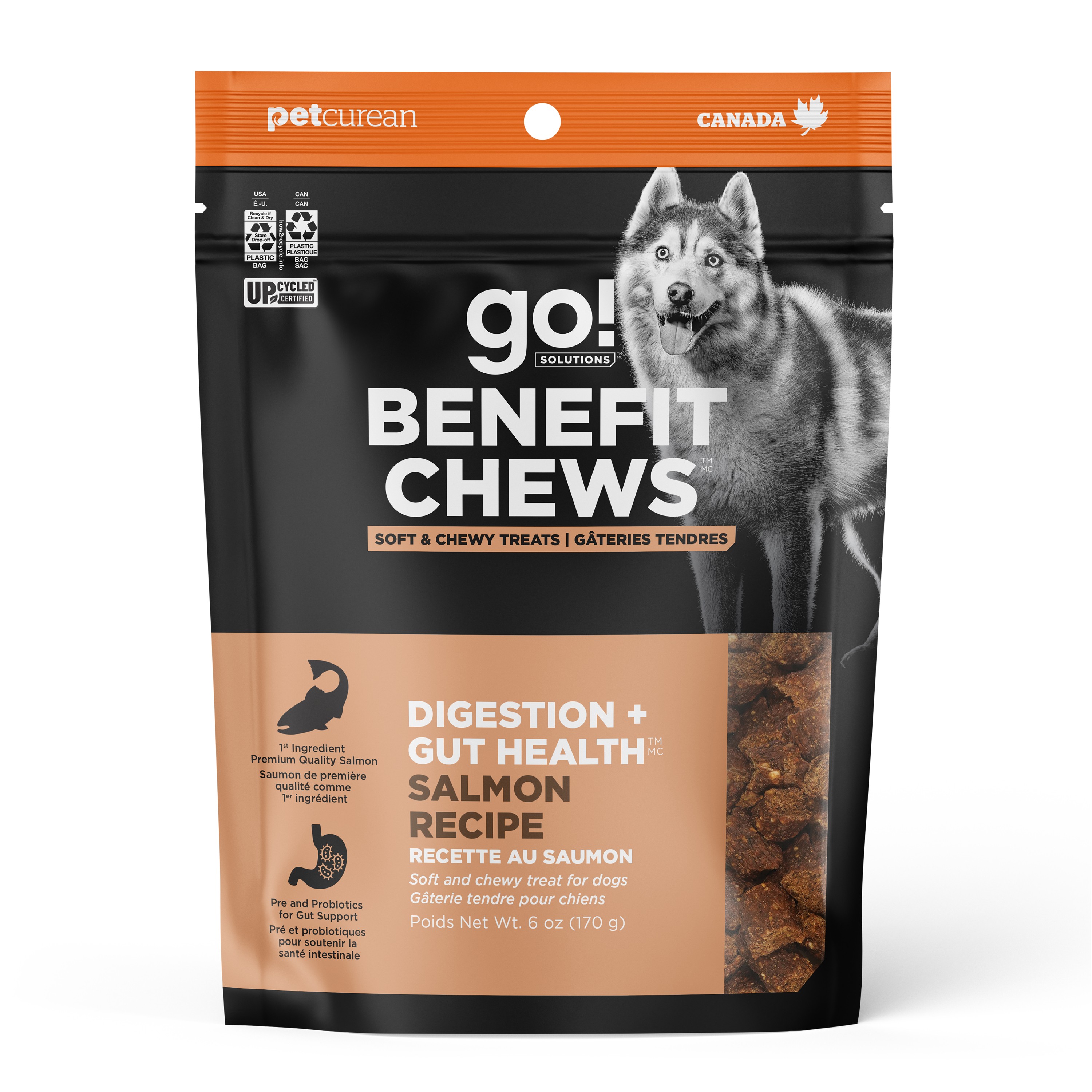 *NEW* GO! SOLUTIONS Benefit Chews Digestion + Gut Health Salmon DF 