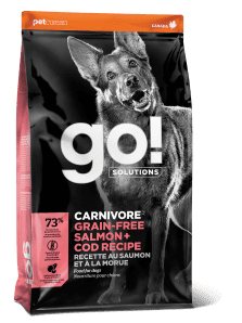 GO! SOLUTIONS CARNIVORE Grain Free Salmon + Cod Recipe 
