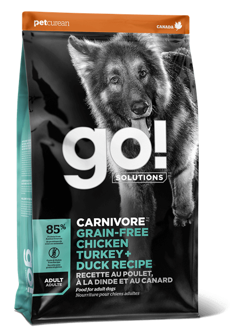 GO! SOLUTIONS CARNIVORE GF Chicken, Turkey + Duck Adult Recipe