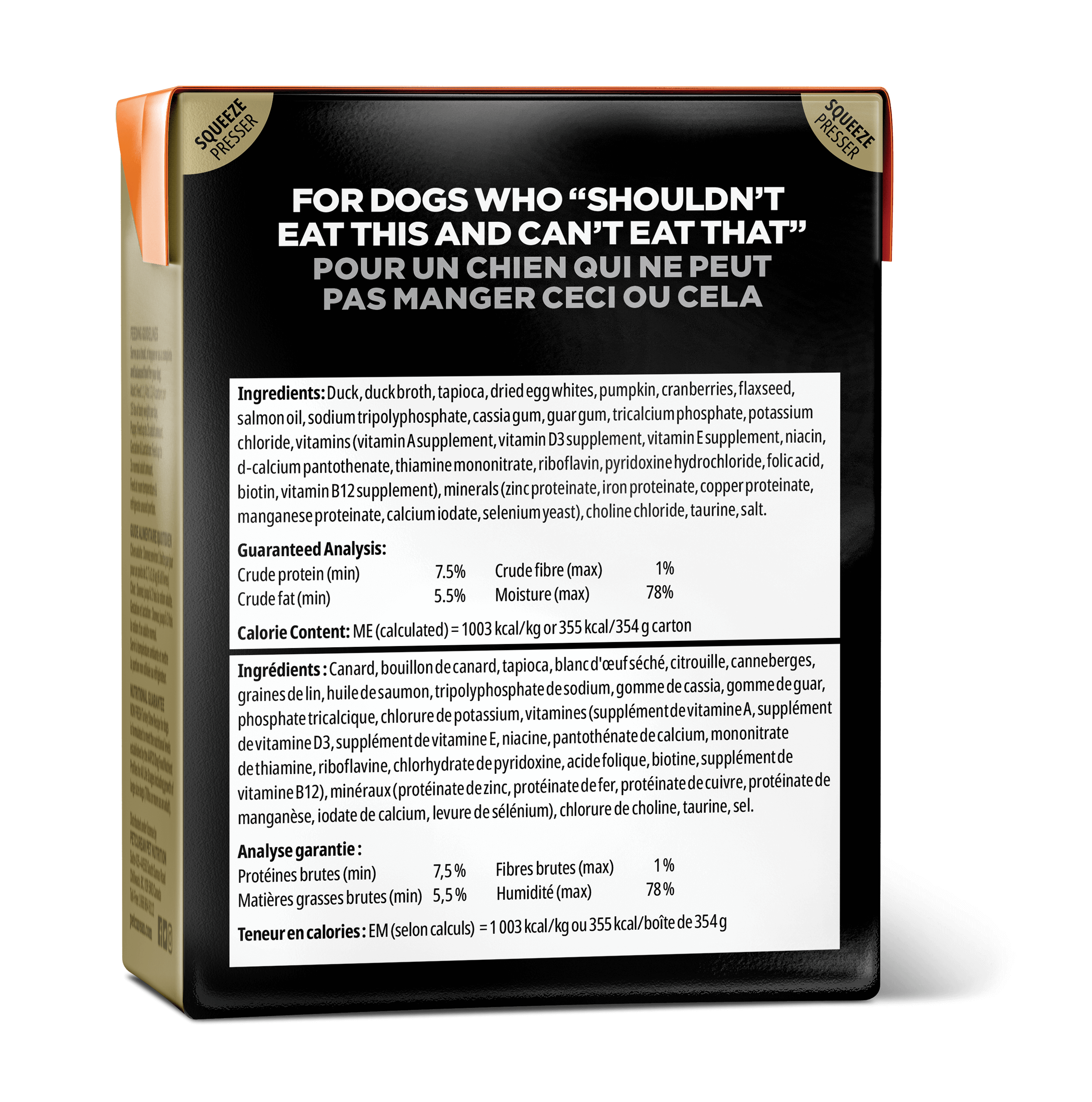 GO! SOLUTIONS SENSITIVITIES Grain Free LID Duck Pâté | 12 x 354g