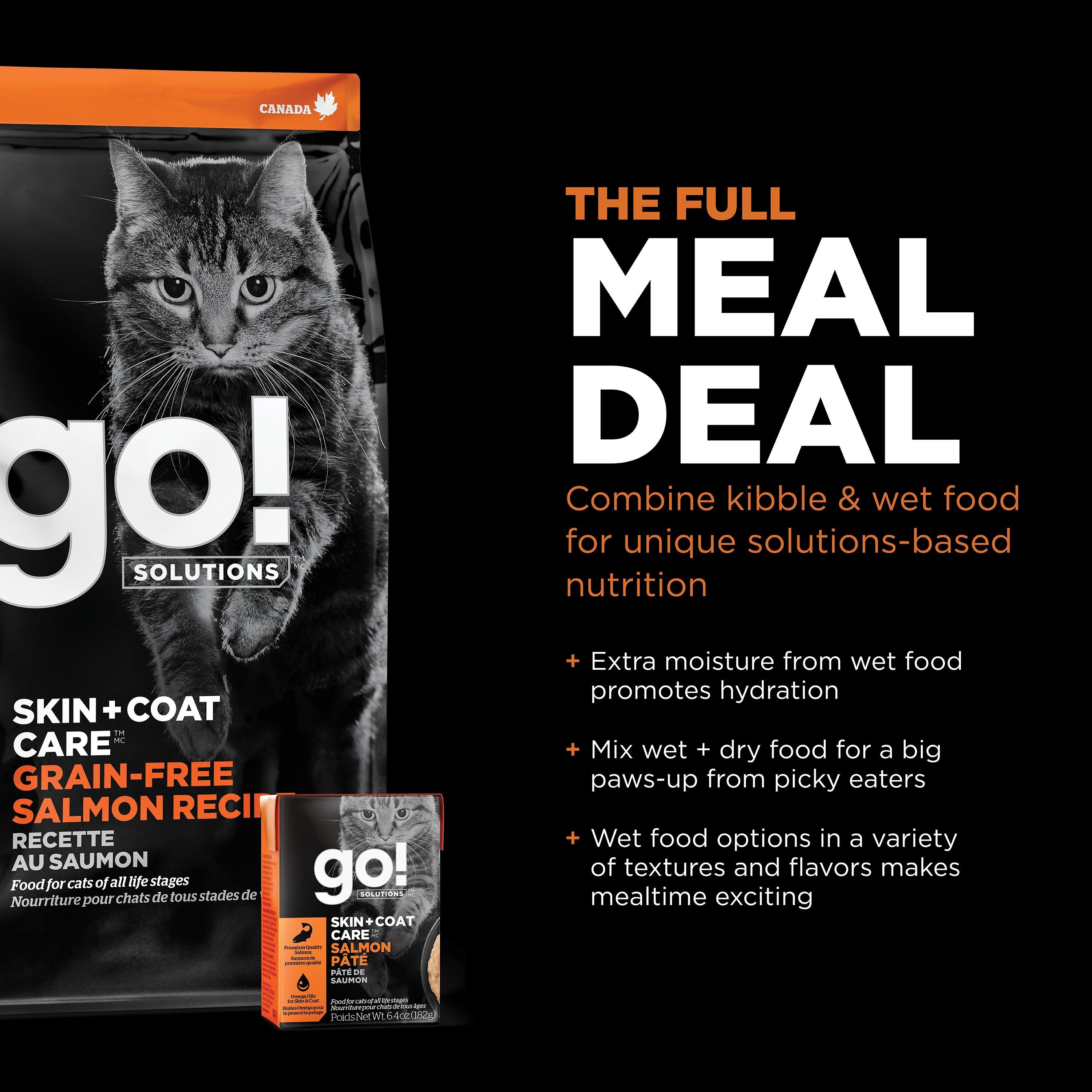 GO! SOLUTIONS SKIN + COAT CARE Grain Free Salmon Recipe | 3.63kg