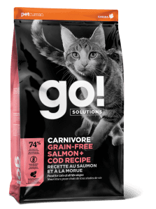 GO! SOLUTIONS CARNIVORE Grain Free Salmon + Cod Recipe 