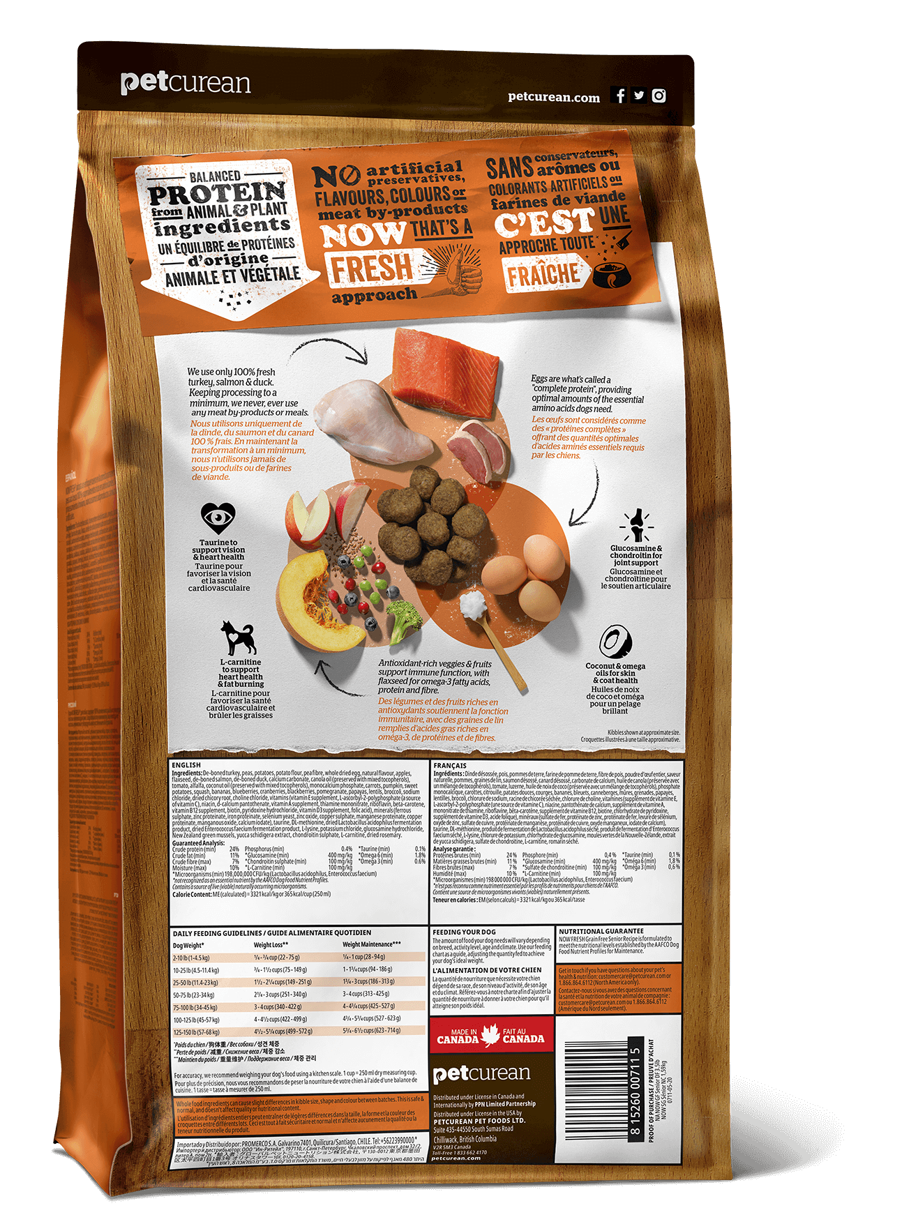 NOW FRESH Turkey, Salmon + Duck Senior Recipe | 10kg