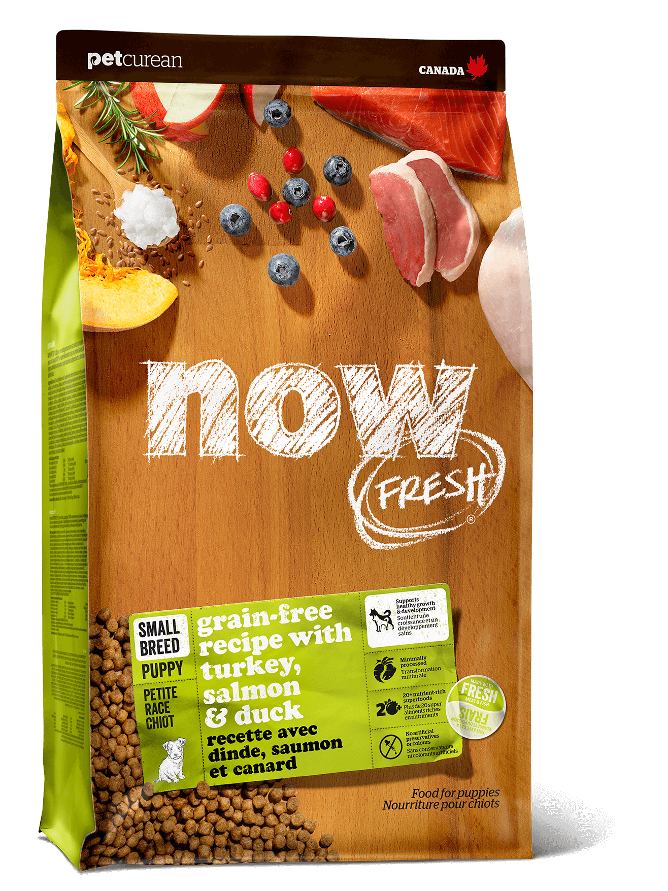NOW FRESH Turkey, Salmon + Duck Small Breed Puppy Recipe *ON SALE 20% OFF*  | 2.72kg