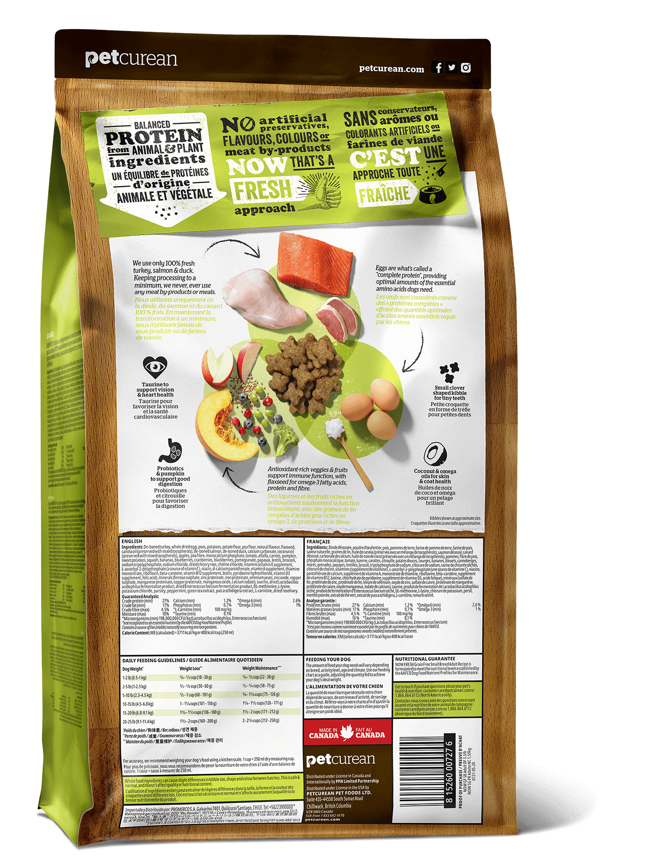 NOW FRESH Turkey, Salmon + Duck Small Breed Adult Recipe | 2.72kg