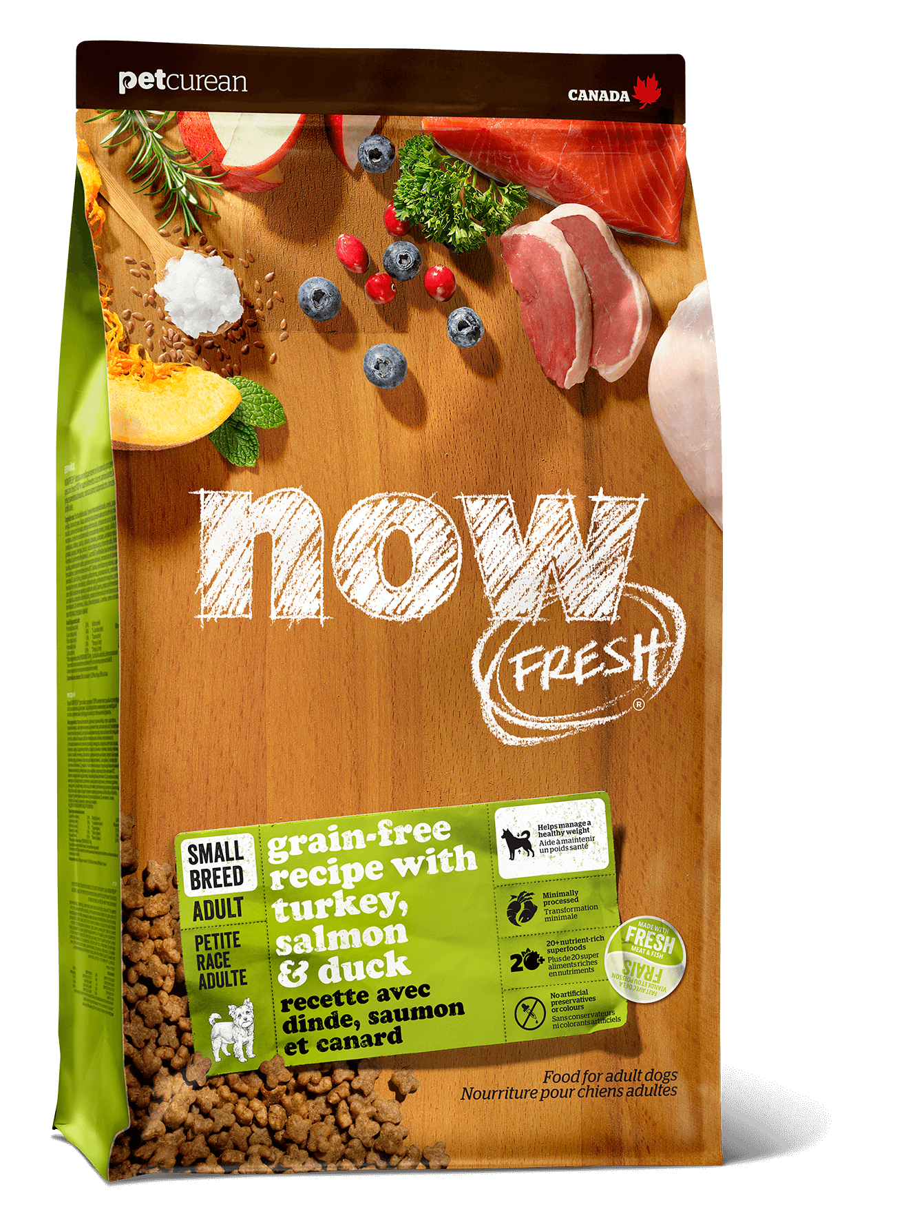 NOW FRESH Turkey, Salmon + Duck Small Breed Adult Recipe | 2.72kg