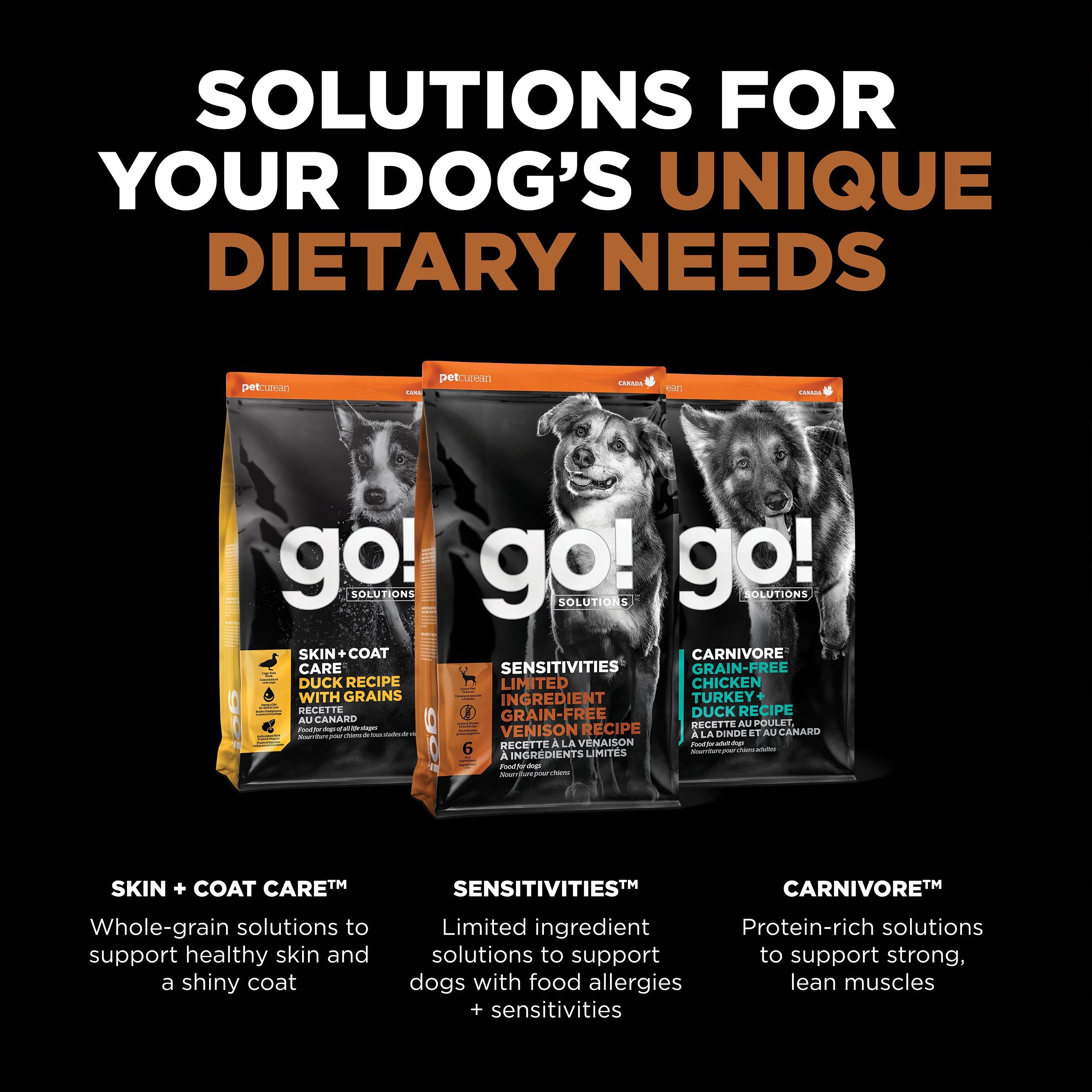 GO! SOLUTIONS SENSITIVITIES Grain Free LID Venison Recipe | 10kg