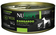 NUTRIPE PURE Kangaroo &amp; Green Tripe Formula Dog Food 